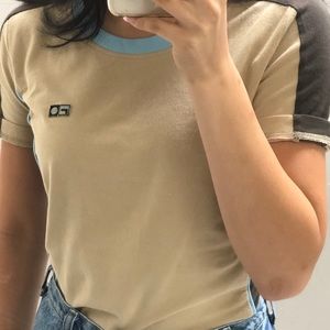 Fila Brown, Beige, Blue Short Sleeve